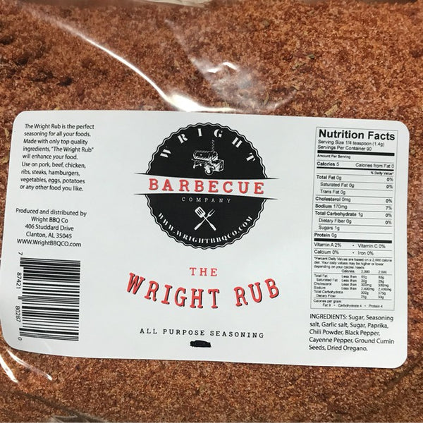 5lb Bag Bulk Wright Rub All Purpose - Wright BBQ Company