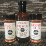 Two 5.5 oz All Purpose Wright Rub & BBQ Sauce - Wright BBQ Company