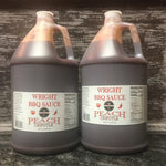 Two Gallons Peach Chipotle BBQ Sauce - Wright BBQ Company