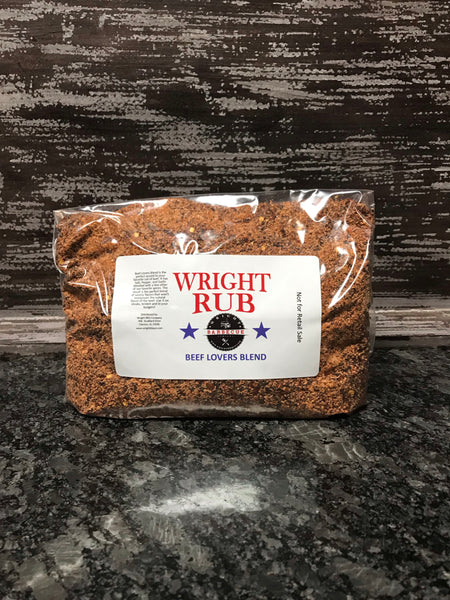 4 LB Bag Beef Lovers Blend - Wright BBQ Company
